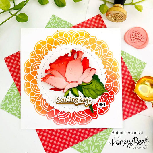 Stitched Scallop Circles - Honey Cuts - Stand - Alone Dies - Honey Bee Stamps