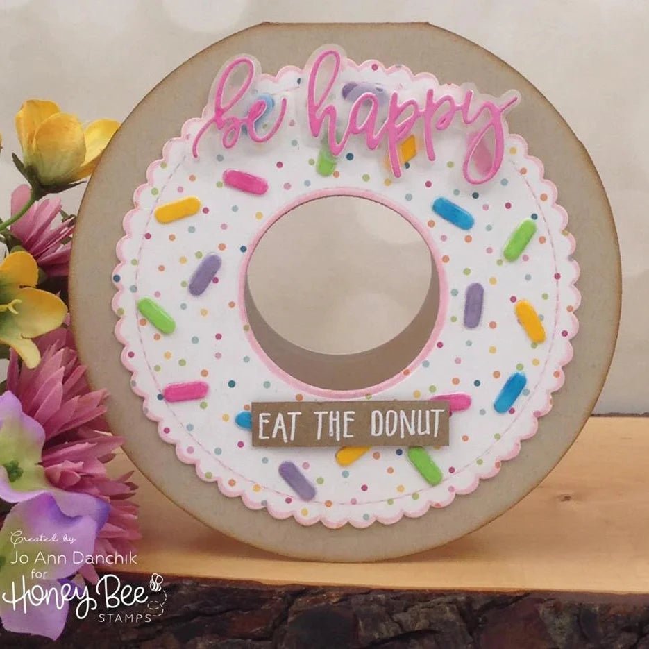 Stitched Scallop Circles - Honey Cuts - Stand - Alone Dies - Honey Bee Stamps