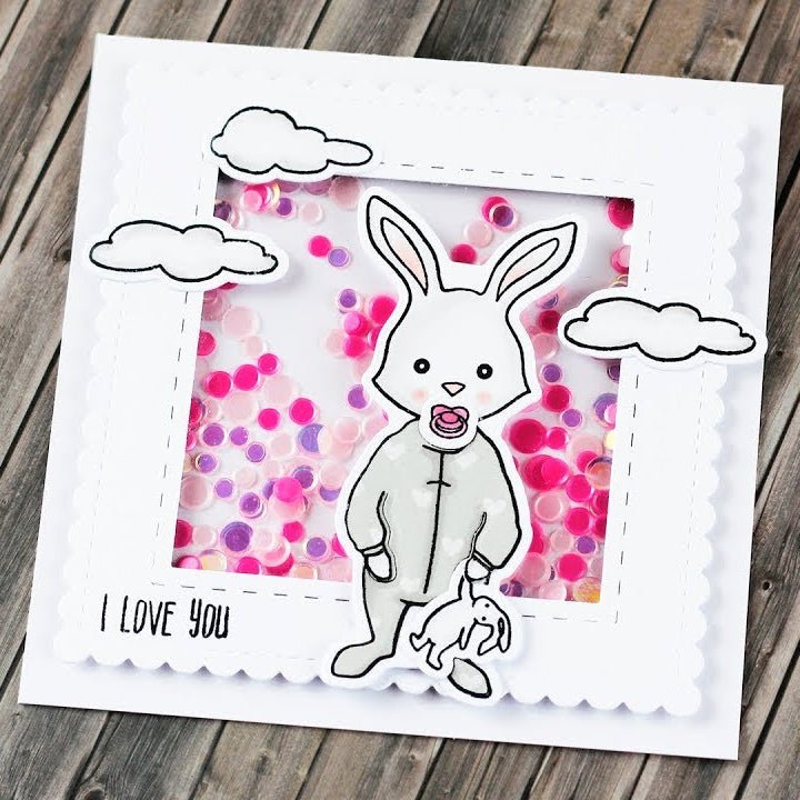 Stitched Scallop Squares - Honey Cuts - Stand - Alone Dies - Honey Bee Stamps