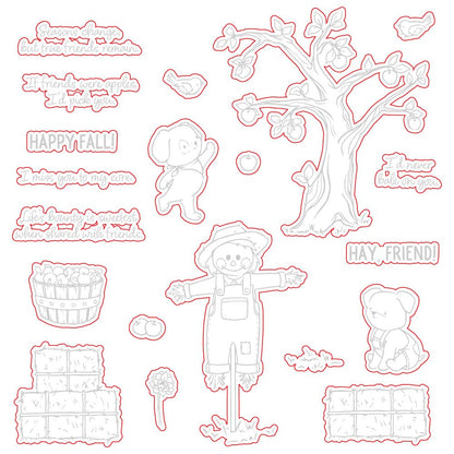 Storybook Fall - Honey Cuts - Coordinating Dies - Honey Bee Stamps