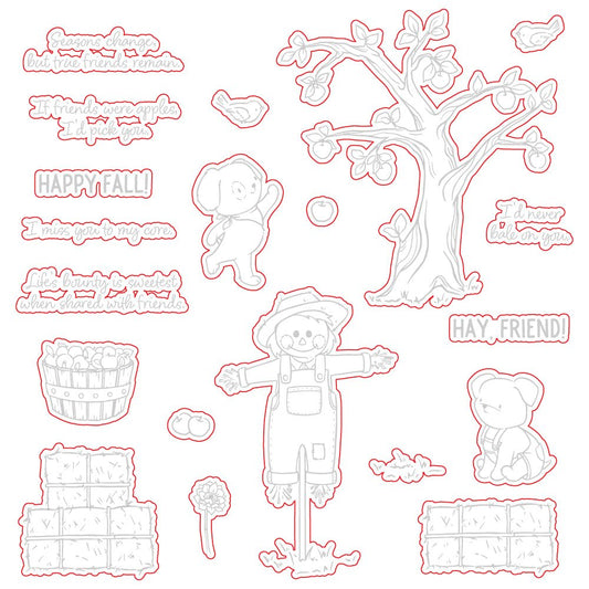 Storybook Fall - Honey Cuts - Coordinating Dies - Honey Bee Stamps