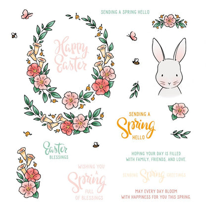 Storybook Spring - 6x8 Photopolymer Stamp Set - Honey Bee Stamps