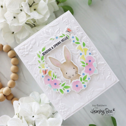 Storybook Spring - Set of 4 - 6"x6" Coordinating Stencils - Honey Bee Stamps