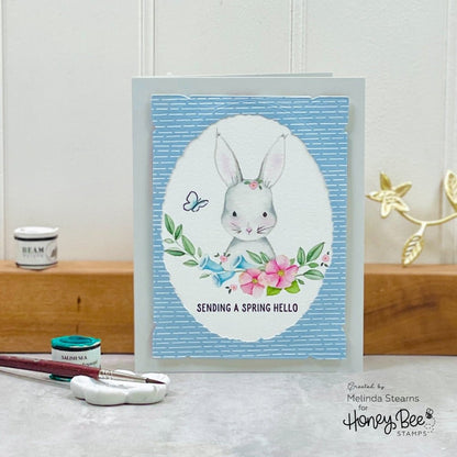 Storybook Spring - Set of 4 - 6"x6" Coordinating Stencils - Honey Bee Stamps