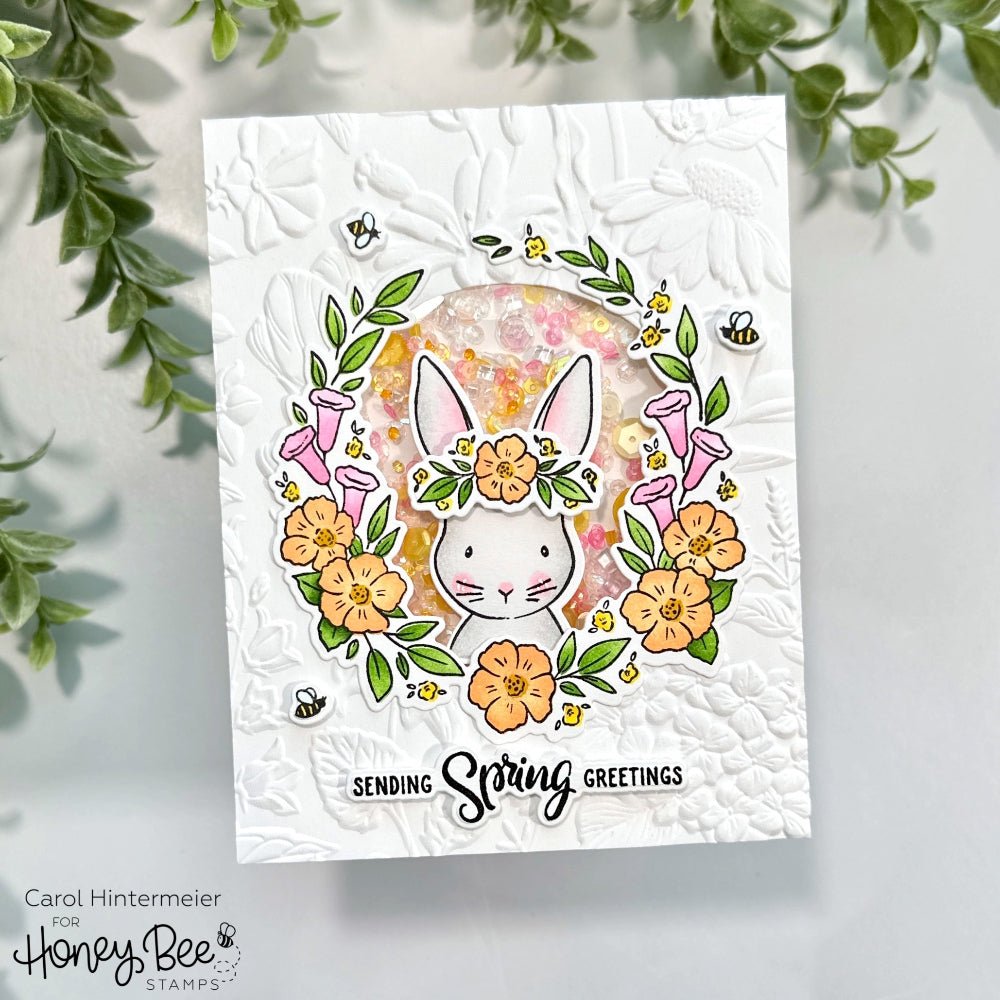 Storybook Spring - Set of 4 - 6"x6" Coordinating Stencils - Honey Bee Stamps