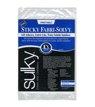 Sulky Sticky Fabri-Solvy Printable Stabilizer 12/Pkg 8 1/2 x 11 - Honey Bee Stamps