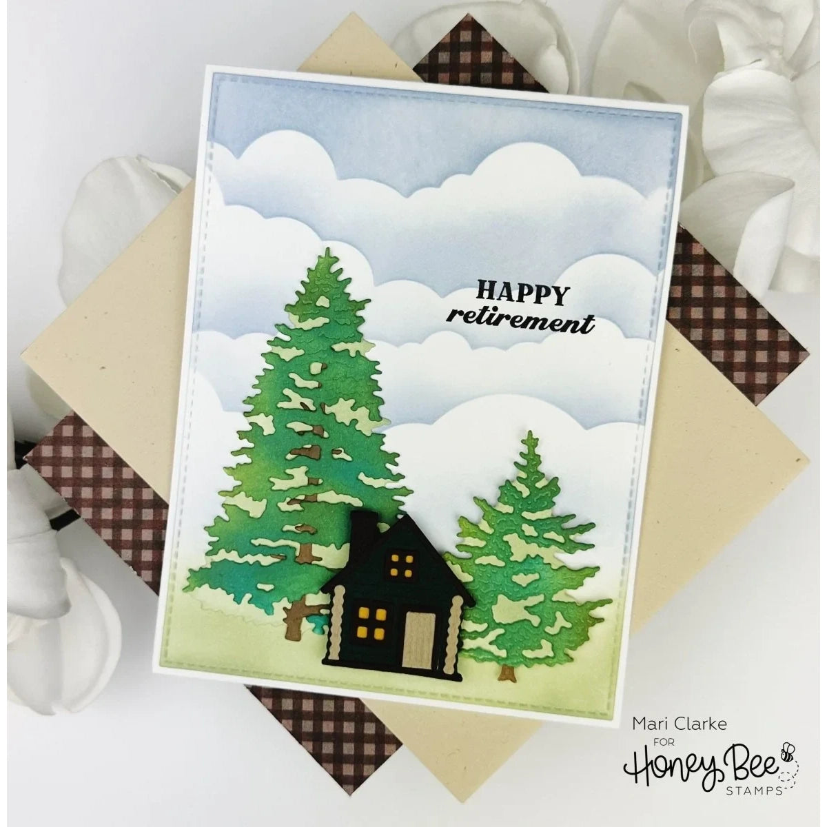 Summer Cabins - Honey Cuts - Stand - Alone Dies - Honey Bee Stamps
