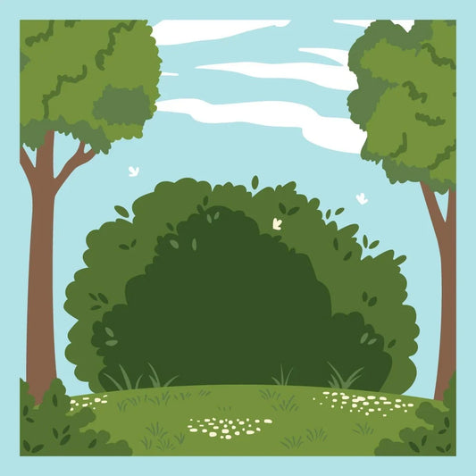 Summer Scene Builder - 6"x6" Stencil Set of 6 Layering Background Stencils - Honey Bee Stamps