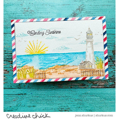 Sunkissed Summer - 4x6 Photopolymer Stamp Set - Honey Bee Stamps