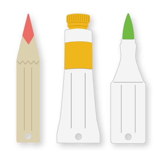 Swatch All The Things - Honey Cuts - Stand - Alone Dies - Honey Bee Stamps