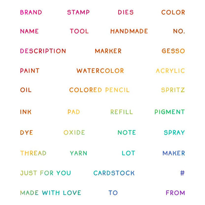 Swatched - 3x4 Photopolymer Stamp Set - Honey Bee Stamps