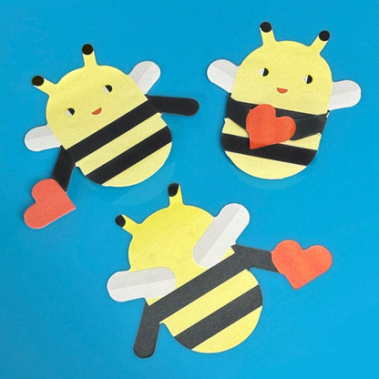 Sweet Bee Shaped Double Sided Sticky Notes - Honey Bee Stamps