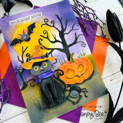Sweet Halloween - 4x5 Photopolymer Stamp Set - Honey Bee Stamps