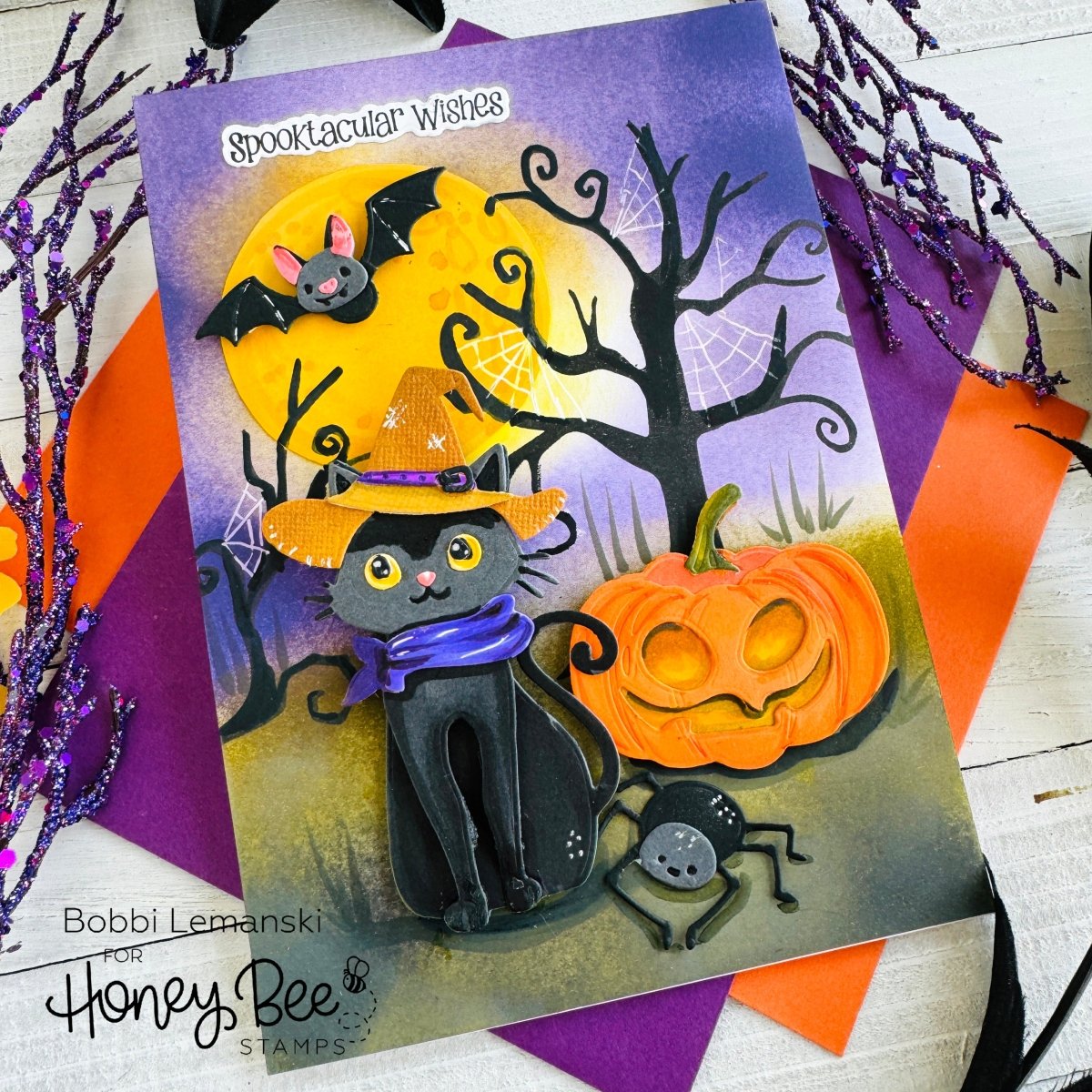 Sweet Halloween - Honey Cuts - Coordinating Dies - Honey Bee Stamps