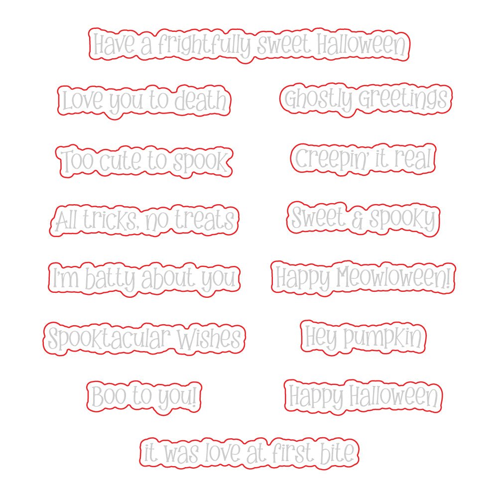 Sweet Halloween - Honey Cuts - Coordinating Dies - Honey Bee Stamps