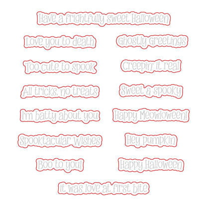 Sweet Halloween - Honey Cuts - Coordinating Dies - Honey Bee Stamps