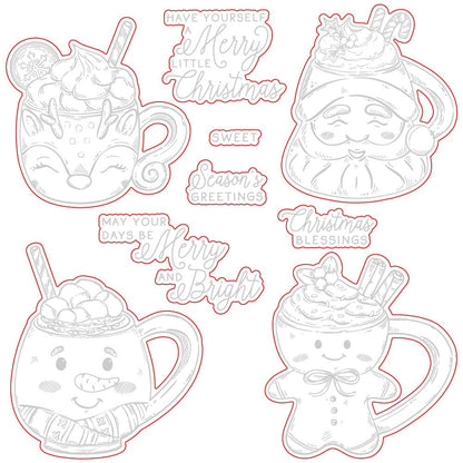 Sweet Season Mugs - Honey Cuts - Coordinating Dies - Honey Bee Stamps