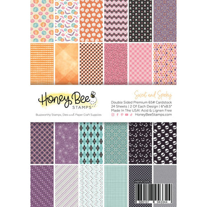 Sweet & Spooky Paper Pad 6x8.5 - 24 Double - Sided Sheets - Honey Bee Stamps