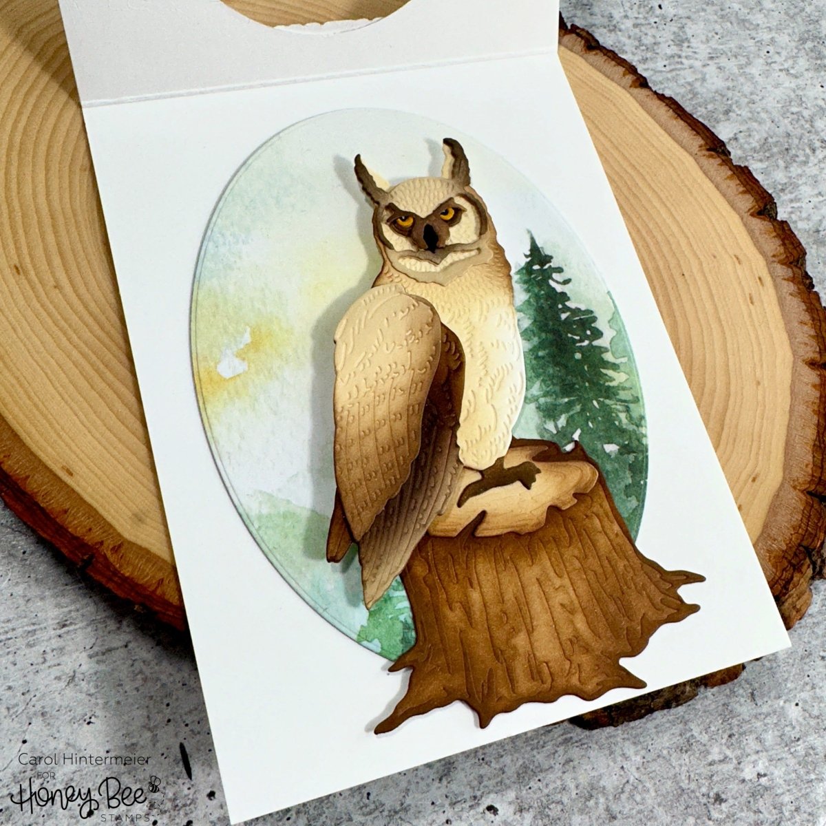 Sweet Stacks: Oval - Honey Cuts - Stand - Alone Dies - Honey Bee Stamps