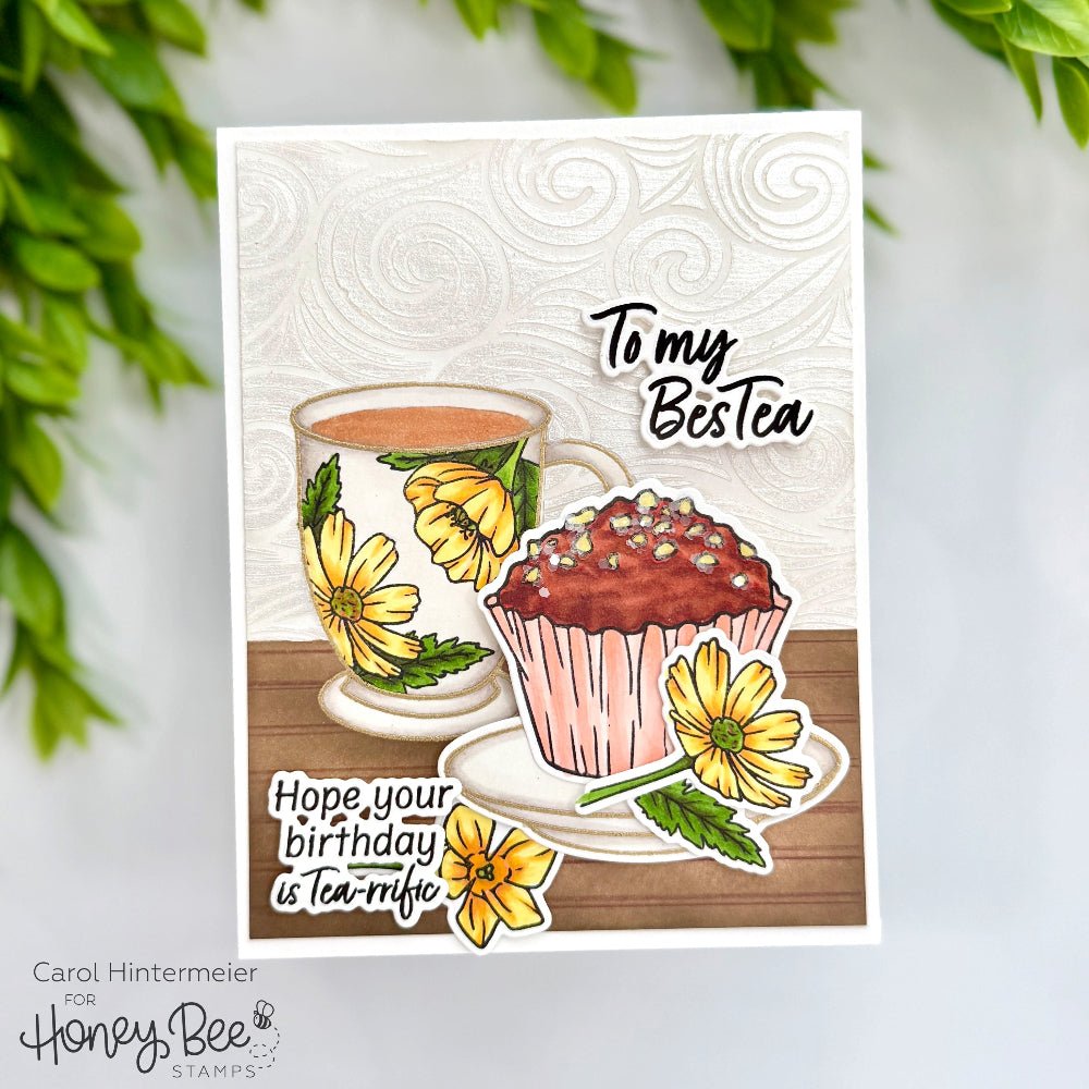 Swirl & Flourish - 6"x6" Background Stencil - Honey Bee Stamps