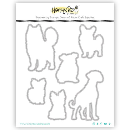 Tail Waggers - Honey Cuts - Coordinating Dies - Honey Bee Stamps