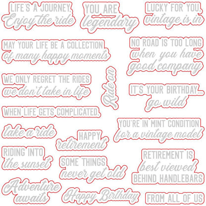 Take A Ride - Honey Cuts - Coordinating Dies - Honey Bee Stamps