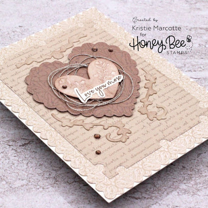 Textiles & Texture: Vintage Paper Pad 6x8.5 - 24 Double Sided Sheets - Honey Bee Stamps