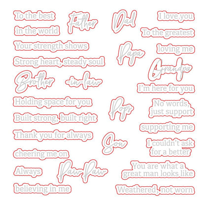 The Gentleman - February 2026 Bundle - Honey Bee Stamps