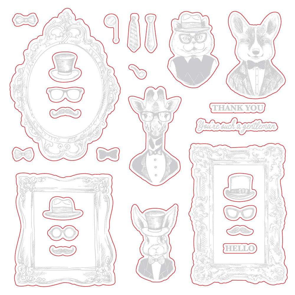 The Gentleman - February 2026 Bundle - Honey Bee Stamps