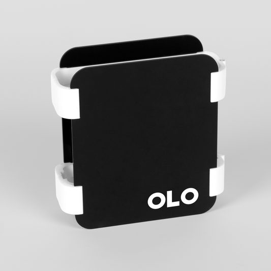 The OLO Small Carrying Case Holds 32 Markers - Black Panels with White Hinges - Honey Bee Stamps