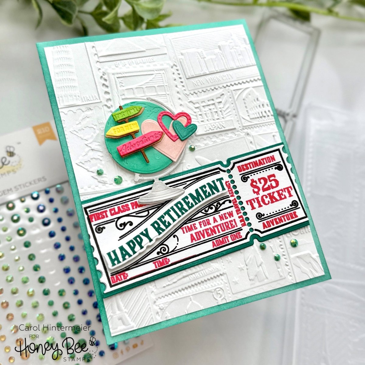 Ticket To Ride - Honey Cuts - Coordinating Dies - Honey Bee Stamps