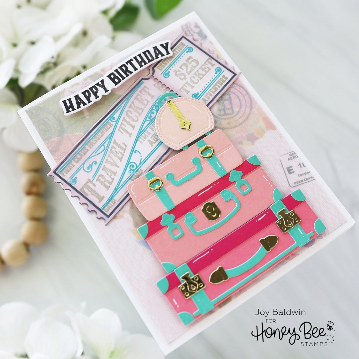 Ticket To Ride - Honey Cuts - Coordinating Dies - Honey Bee Stamps