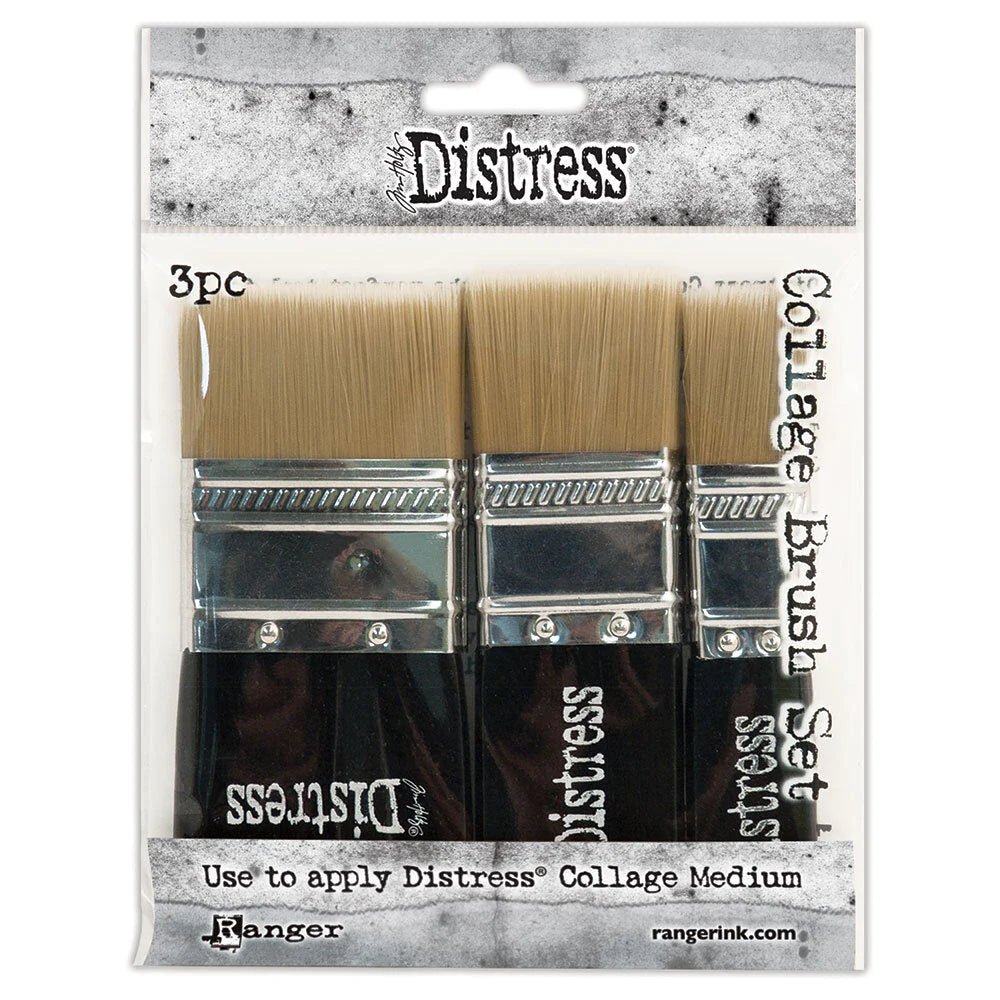 Tim Holtz Distress Collage Brush Assortment - Honey Bee Stamps