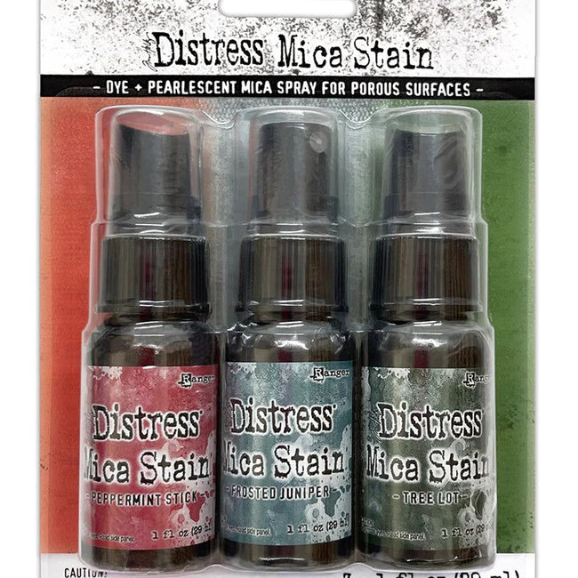 Tim Holtz Distress Mica Stain - Holiday Set #1 - 1oz - Honey Bee Stamps