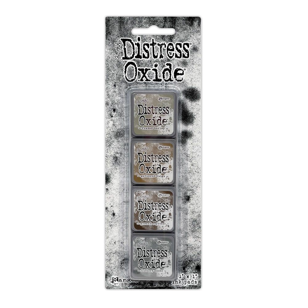 Tim Holtz Distress Oxide Mini Ink Pads Set of 4 - Kit 12 - Honey Bee Stamps
