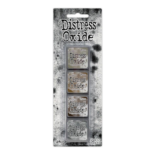 Tim Holtz Distress Oxide Mini Ink Pads Set of 4 - Kit 12 - Honey Bee Stamps