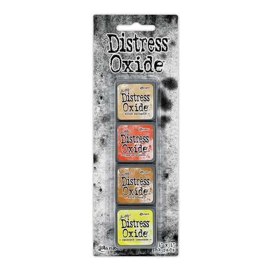 Tim Holtz Distress Oxide Mini Ink Pads Set of 4 - Kit 8 - Honey Bee Stamps