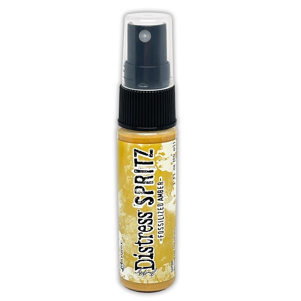 Tim Holtz Distress Spritz 1 oz. - Fossilized Amber - Honey Bee Stamps
