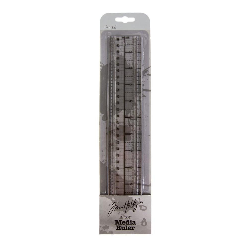 Tim Holtz Media Ruler 12" x 2" - Honey Bee Stamps