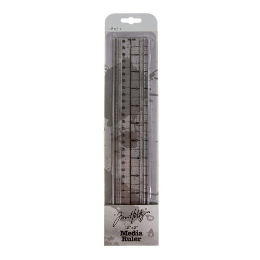 Tim Holtz Media Ruler 12" x 2" - Honey Bee Stamps
