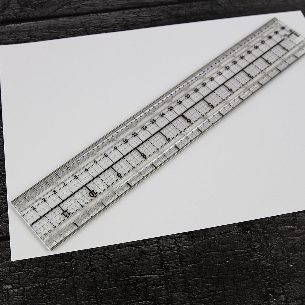 Tim Holtz Media Ruler 12" x 2" - Honey Bee Stamps