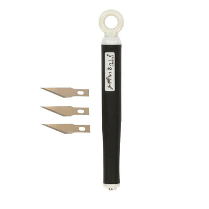 Tim Holtz Retractable Craft Knife with Cushion Grip, Includes 3 Blades - Honey Bee Stamps