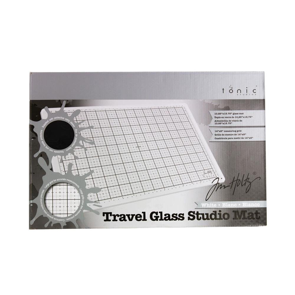Tim Holtz Travel Glass Studio Mat and Case - Honey Bee Stamps