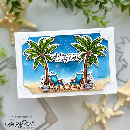 Time To Go Postcard - Honey Cuts - Stand - Alone Dies - Honey Bee Stamps