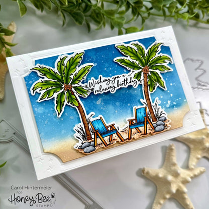 Time To Go Postcard - Honey Cuts - Stand - Alone Dies - Honey Bee Stamps