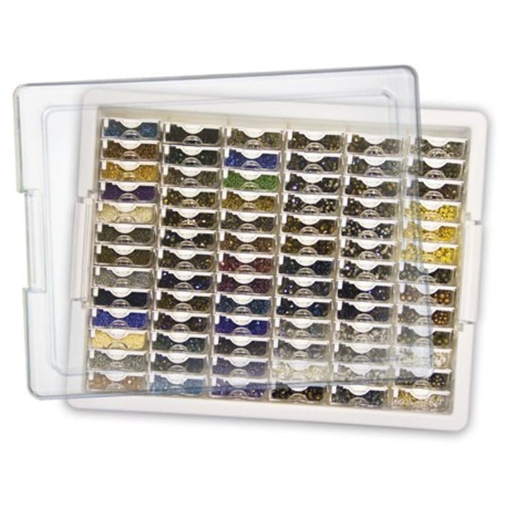Tiny Container Bead and Embellishment Storage Solutions Tray Bundle by Elizabeth Ward - 82 pc - Honey Bee Stamps