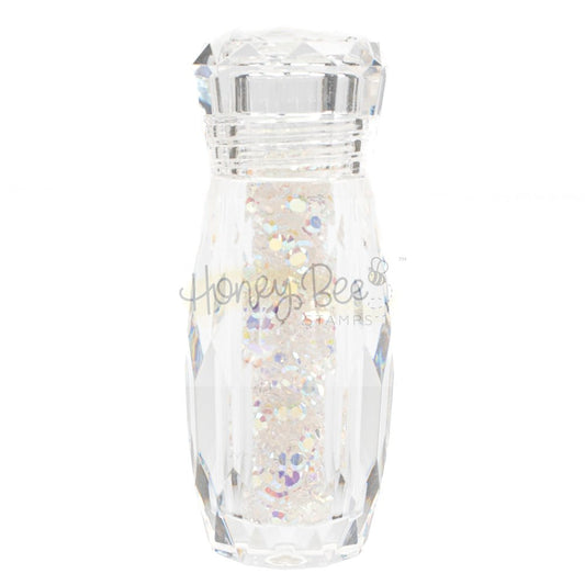Tiny Diamonds - 2.3mm Crystal AB Rhinestones In Beautiful Faceted Jar - Honey Bee Stamps