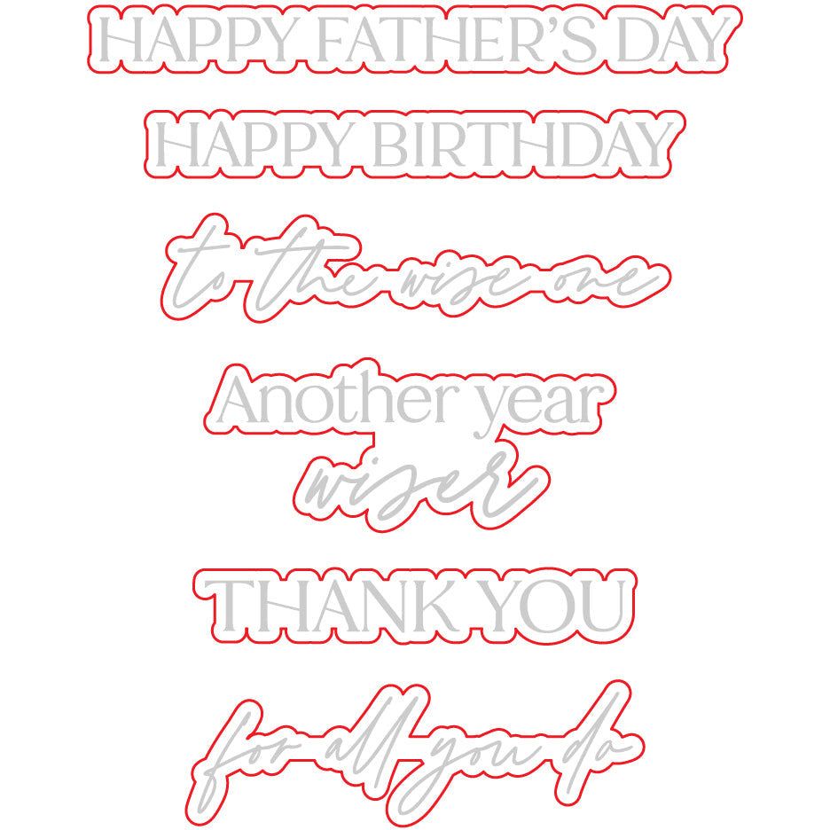 To The Wise One - Honey Cuts - Coordinating Dies - Honey Bee Stamps