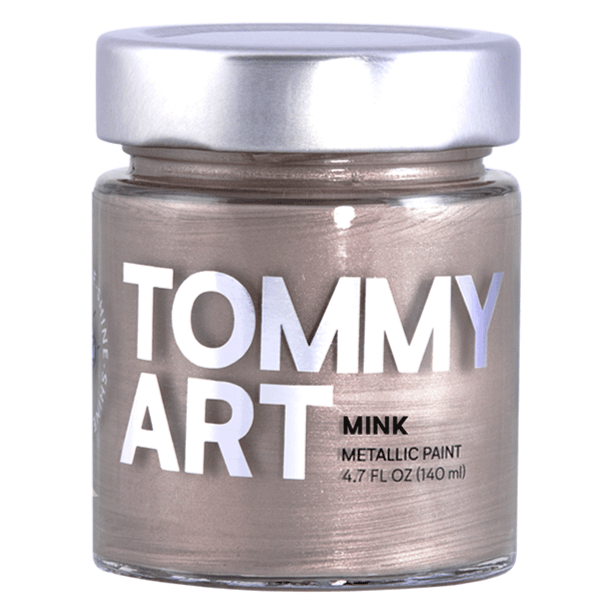 Tommy Art Shine Metallic Paint - Mink 4.7oz 140ml - Honey Bee Stamps