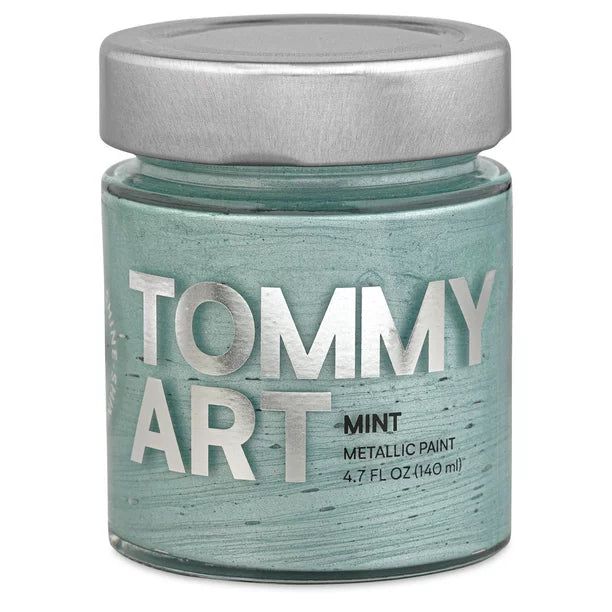 Tommy Art Shine Metallic Paint - Mint 4.7oz 140ml - Honey Bee Stamps